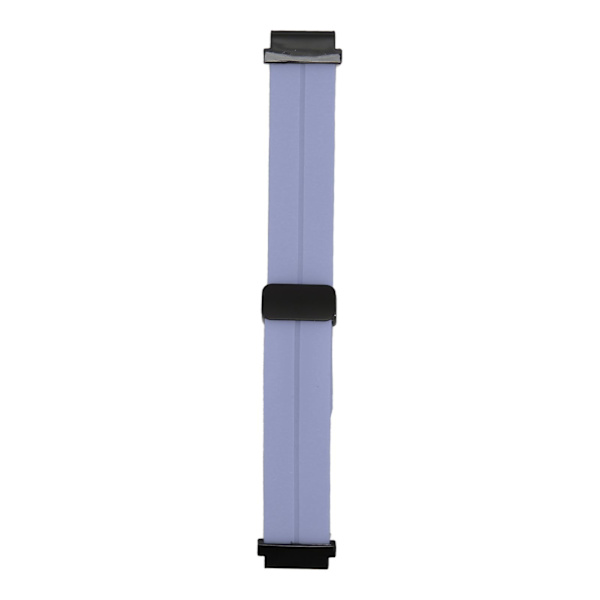 Klockband Vikbart magnetiskt spänne Klocka Bytesrem Silikon Sportarmband för Fenix ​​7S/6S/5S 0,79in lavendelgrå