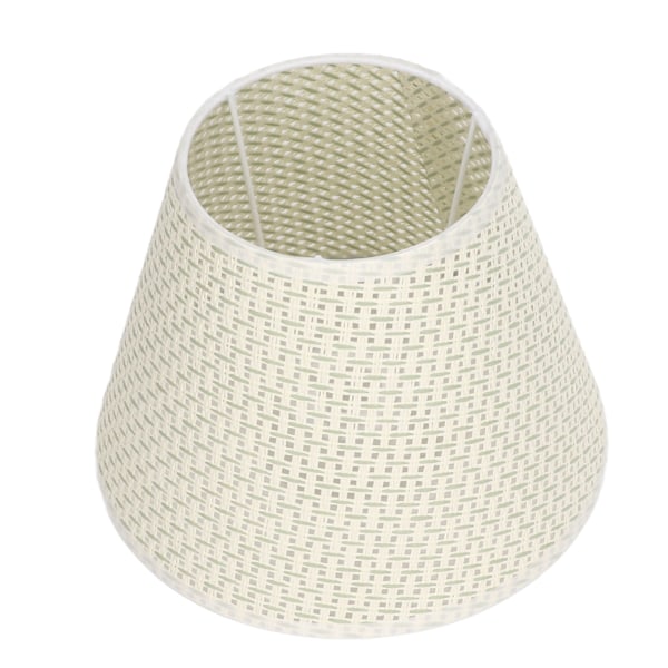 PE vävd bordslampsskärm Beige Slitstark vävd lampskydd för E27 E14 kaliber lamphållare