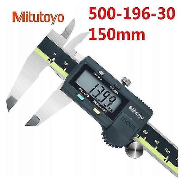 Mitutoyo-työntömitta 6 tuumaa 0-150 mm 500-196-30 numerot