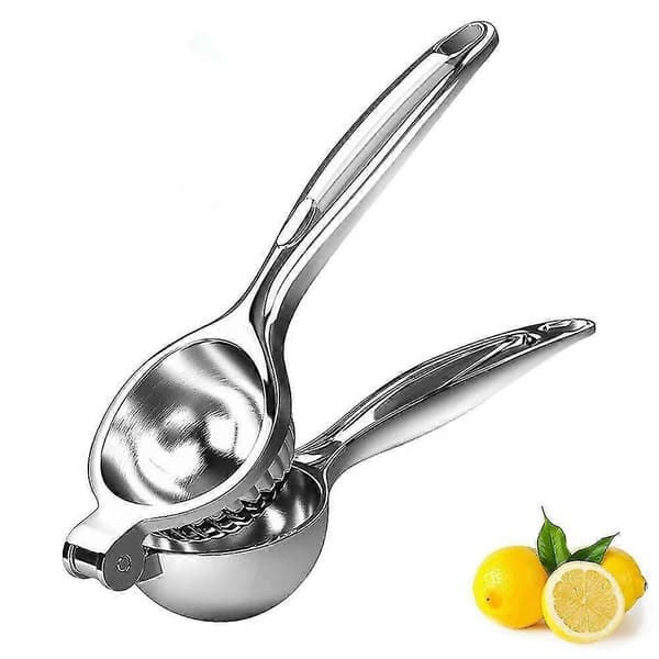Manuell citronpress, juicepress, rostfritt stål, citruspressskål