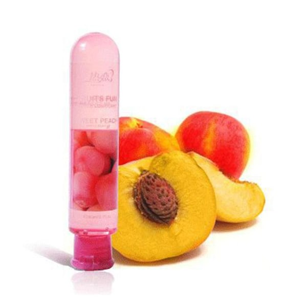 80 ml smaksatt smörjmedel Juicy glidmedel Vattenbaserat intimgel sexhjälpmedel peach flavor
