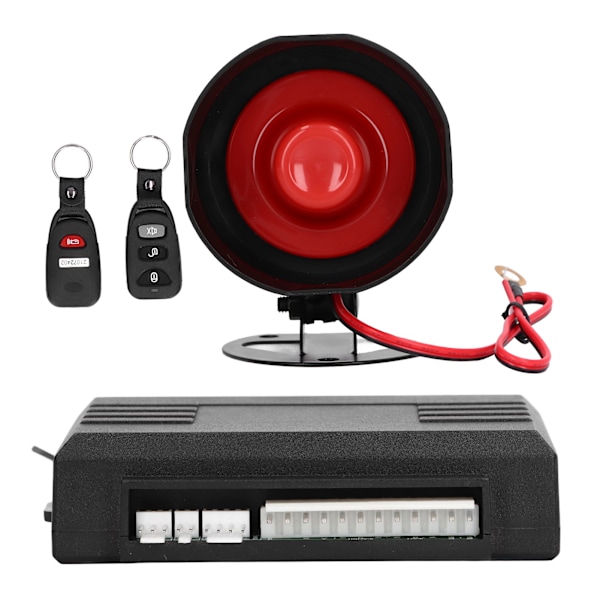 Bilalarm Sikkerhedssystem APP Bluetooth Kontrol Fjernstart Nøglefri Adgang Universal til DC12V SUV'er Sedaner