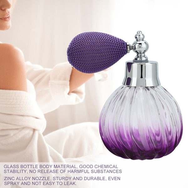 90 ml Retro Style Glass Empty Perfume Spray Bottle Refillable Perfume Atomizer Dispenser Bottle