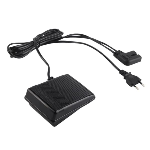 Pedal Switch Professionel Erstatningsfodpedal med Ledning til Symaskinetilbehør EU Stik 220V
