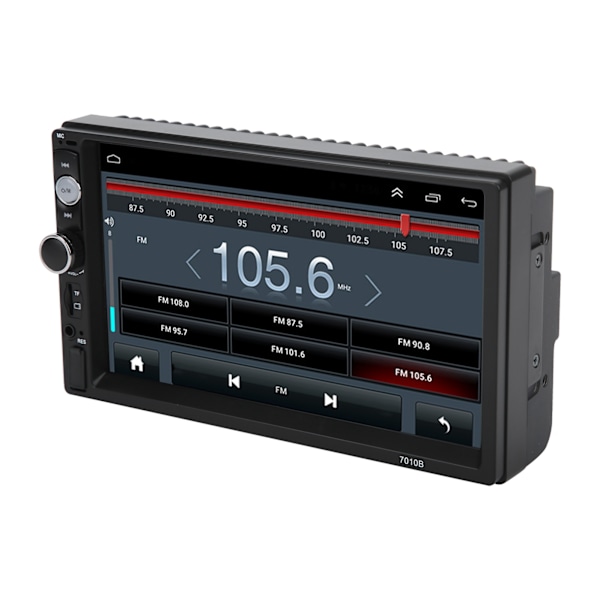 7 tommer Bilradio Stereo 1Din Touchscreen WiFi Navigation Bluetooth USB med RDS Bakkamera til Android 9.1 1+16GB