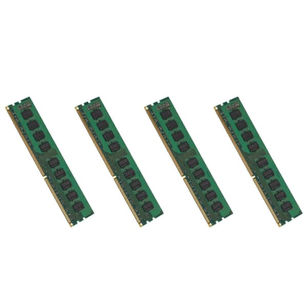 4x 4 GB DDR3 1333 MHz ECC-minne 2RX8 PC3-10600E 1,5 V RAM ubufret for serverarbeidsstasjon Green