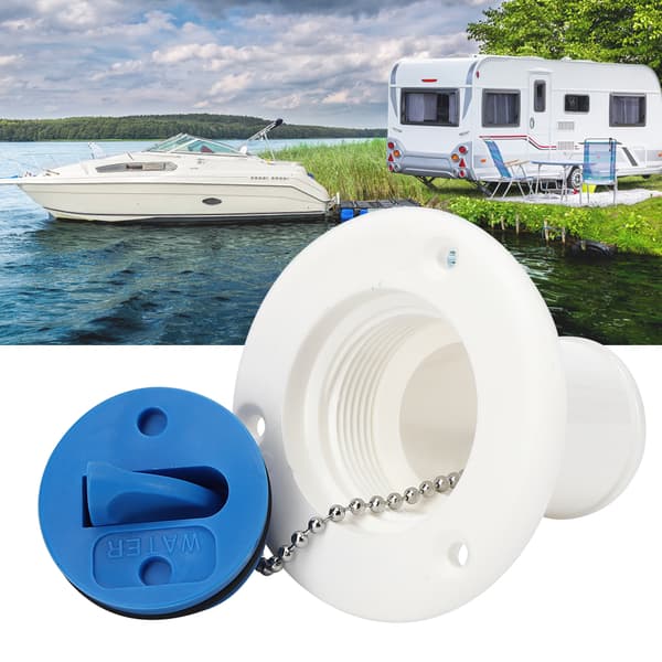 Vannluke i plast, tilbehør for fyllingsutstyr for bobiler Conversionwhite