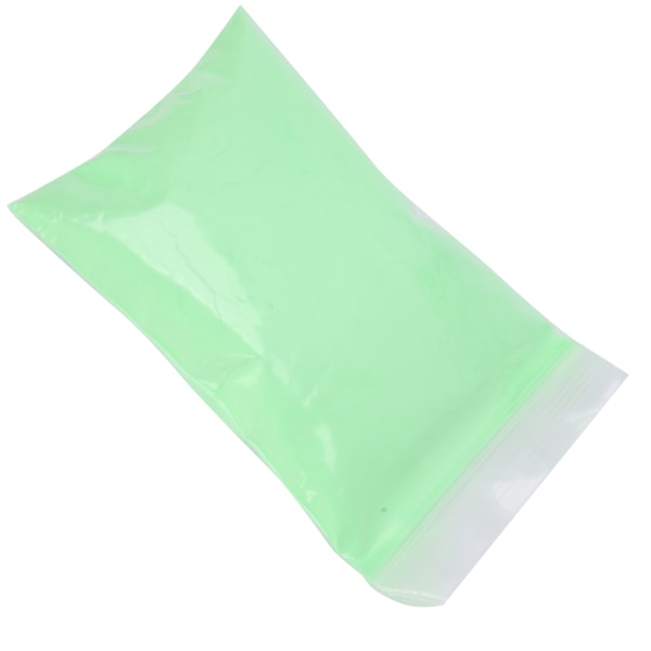 Nail Art självlysande pulver DIY Hög ljusstyrka Lysande färg Pigmentdekoration 100g Grön