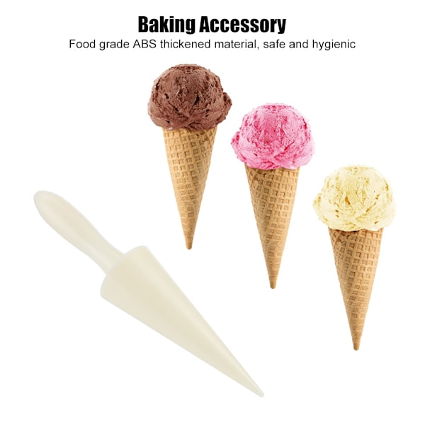 2 stk. Isvaffelform Eggrulle DIY-form Kjøkken Matlaging Baking Dekorasjonstilbehør