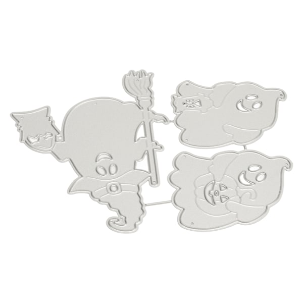 DIY-leikkausmuotti Scrapbook-kirjaan Hiiliteräs Prägling Stencil Halloween-käsityö Mallin paperikorttien valmistukseen