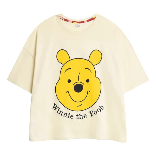Peter Plys Dame/Dame Ansigt Kortærmet Lang Pyjamas Sæt Multicoloured L