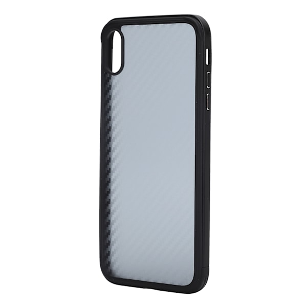 SULADA Mobilskal Fibertextur Metallram Helkroppsskal för iPhone XS MAX