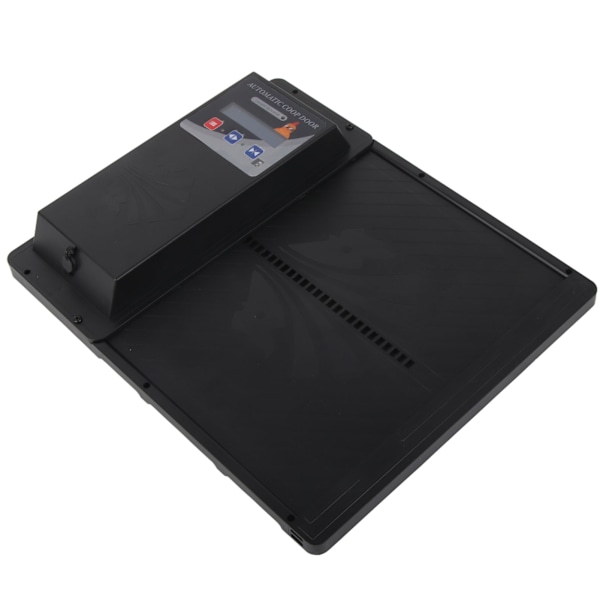 Automatisk USB hönsgårdsdörr 3 i 1 ljussensor Fjärrkontroll Timing hönsgårdsdörröppnare Horisontell öppning Svart