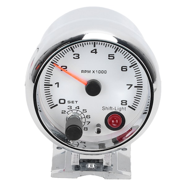 Varvräknare 3,75 tum 0‑8000 RPM 7 färgbakgrundsljus för 4/6/8 cylindriga 12V bensindrivna fordon
