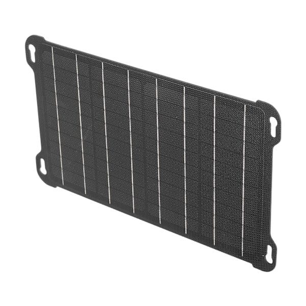 15W solcellepanellader Monokrystallinsk silisium bærbar solcellepanelsett med doble USB-utganger for fjellklatring, fotturer og camping
