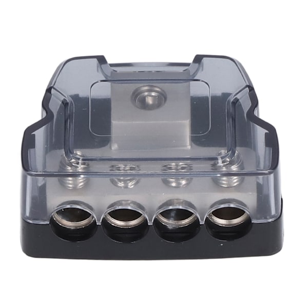 4 Way Power Distribution Block Amp Säkringshållare Jordfördelare Splitter Bilstereoförstärkare