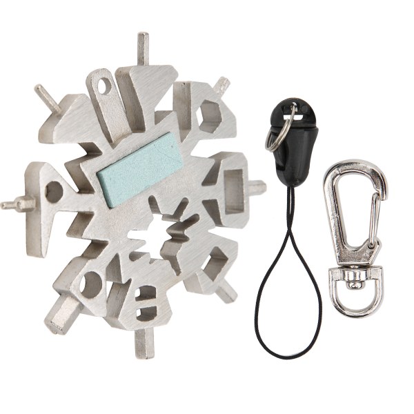 21-i-1 Snowflake Wrench Spanner Multifunksjonsverktøy for piler