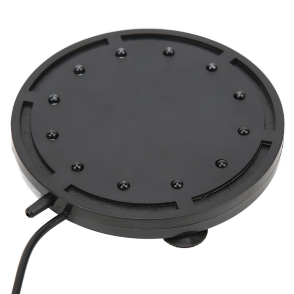 Q12 Akvarium Boblelampe Fiskekum Landskab LED Dyklys Oxygenationsplade 100‑240V US Stik