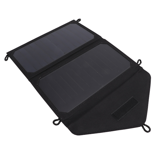 Bärbar solpanel 20W hopfällbar solpanel batteriladdare flexibel för utomhuscamping vandring picknick