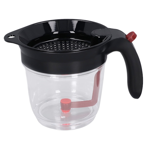 Fettseparator 1000ml multifunksjonell rask separering Varmebestandig BPA-fri holdbar ABS bærbar sausseparator