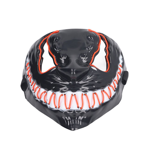 Halloween Light Up Masks 3 ljuseffekter Skrämmande LED Neon Mask Halloween kostym för vuxna Barn Män Kvinnor