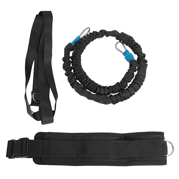 Multifunktionel Resistance Trainer Acceleration Speed ​​Cord Rope Set til Sports Styrketræning (4-rings tværband Set 6*10*1m dobbelt stræktov)