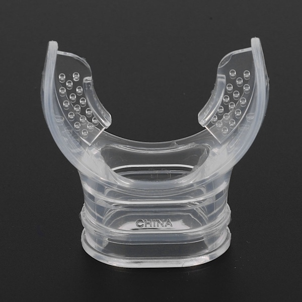 Engångstransparent Silicon Professional Scuba Diving Standard Bite Munstycke (Transparent)