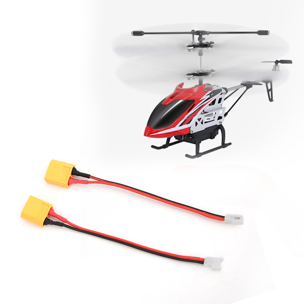 2 st 60-kärnig batteriladdare balanslinje för helikopter FPV Quad-Core Drone RC-tillbehör Svart Röd