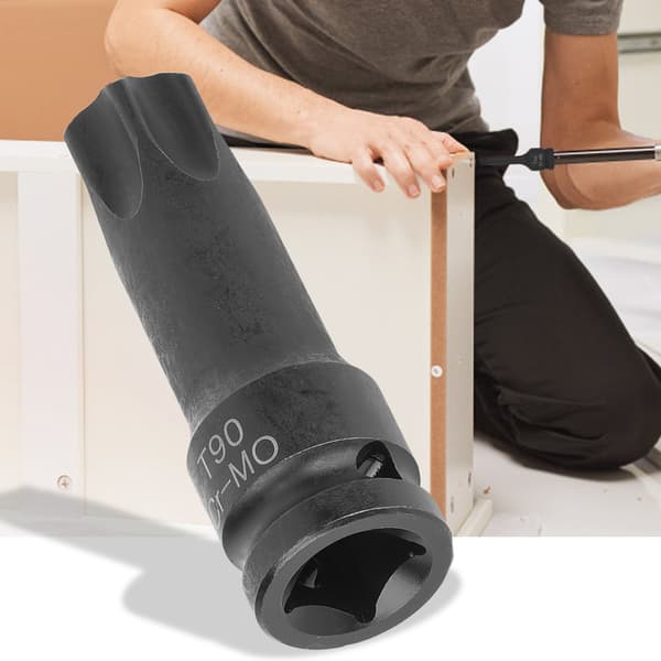 1/2\" Socket Adapter Stjärnformad Drivluft Impact Wrench Bit Socket Bilreparation Verktyg (T90)