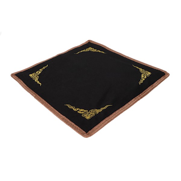Smykke Duk Firkantet Broderi Sort og Hvid Dobbeltsidet Fløjl Duk Til Armbånd Jade Display
