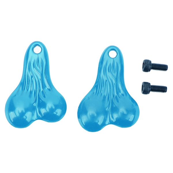 2 stk RC Bumper Ball Bull Nut Sinklegering Hengekuler for Traxxas SCX24 FX24 Lys Blå