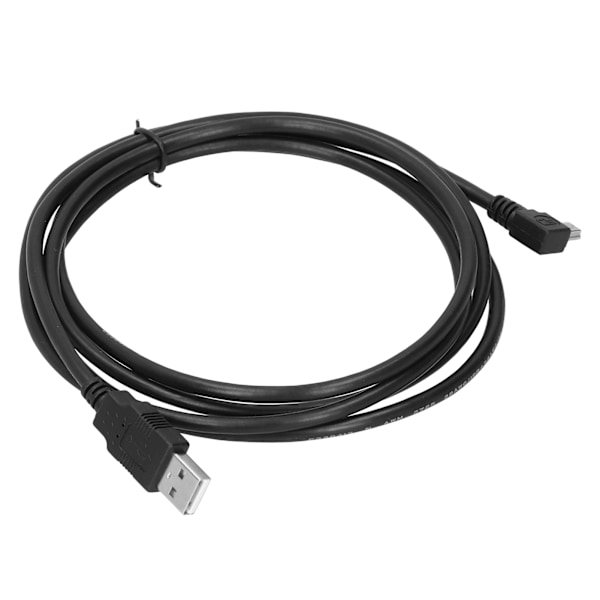 Vinkel USB2.0-kabel, hane till mini-USB hane, 90 grader, för hårddisk, datortillbehör, höger sväng