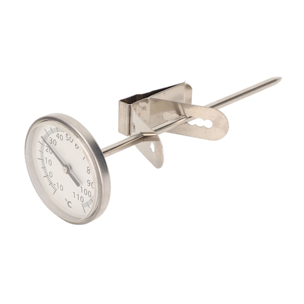 Sond Ovnstermometer Stor urskive Design Rustfritt stål Sond mattermometer med avtakbar klemme