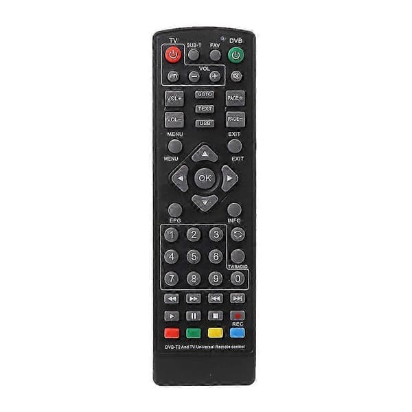 DVB-T2 TV-kontroll for Smart TV STB HDTV Set Top Box-fjernkontroll