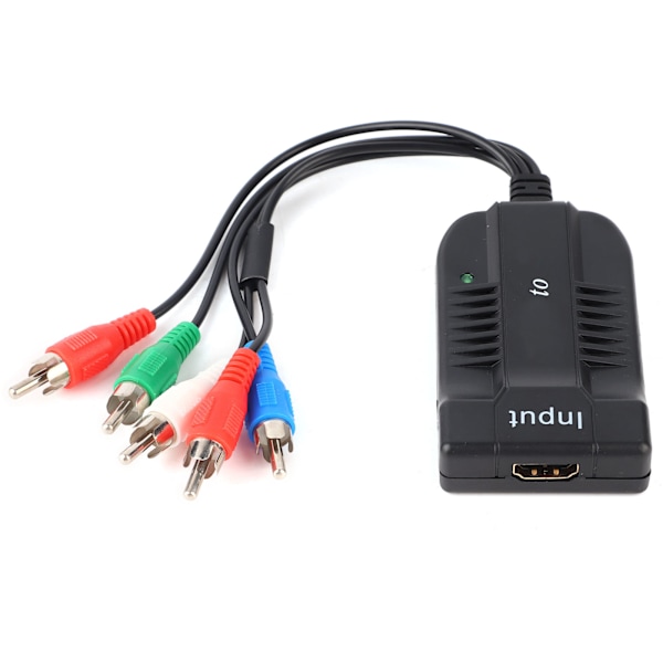 HDMI-YPBPR-kaapeliadapteri HDMI-videoon R/L 1080P Komponentti Audio Video -muunnin