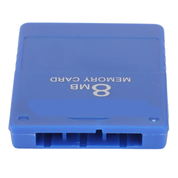Höghastighets 8MB spelminneskort för PS2 - Stöder FMCB1.966 och alla spel (blå)