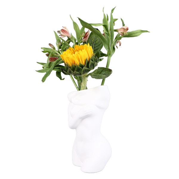Feminine kurvevaser Unik moderne multifunktionel keramik Feminine kreative blomstervaser til hjemmet i stuen i soveværelset