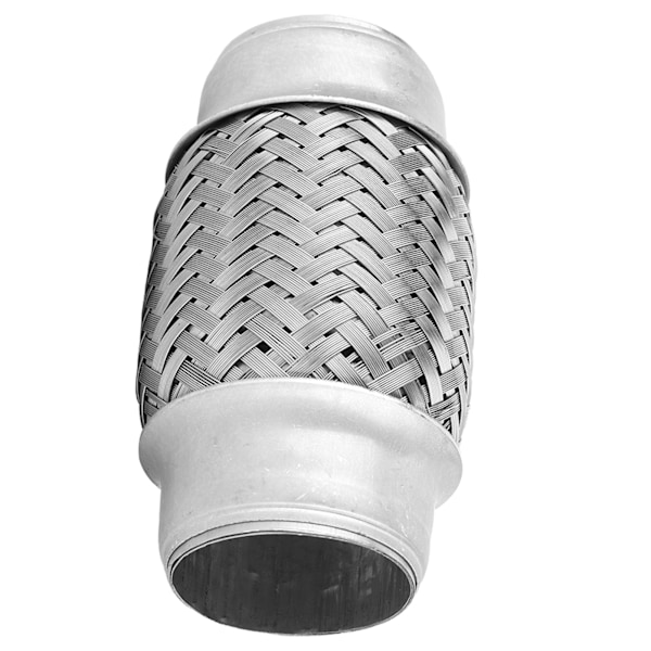Kestävä ruostumaton teräs SS kaksoispunottu joustava putki pakoputken adapteriputki 1,5\" x 4\"