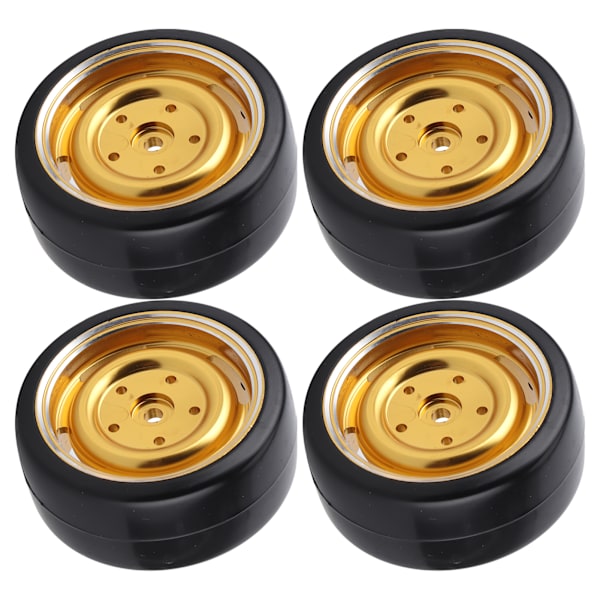4kpl 63 mm RC-auton metallivanteet Driftdäck varaosat Tarvikkeet Sopii WPL D12 RC-kuorma-autoon