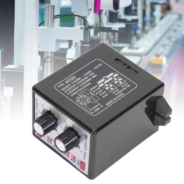 Knap Kontrol Tidsrelæ Til Fra Timer Relæ MultiSection ATDVNB AC110v 220V
