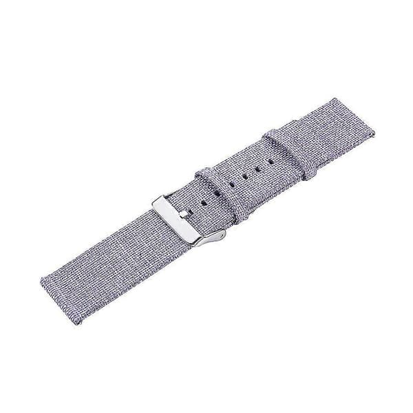 23 cm justerbar blød lærredsrem til smartur som erstatning for Fitbit Blaze Rose Red
