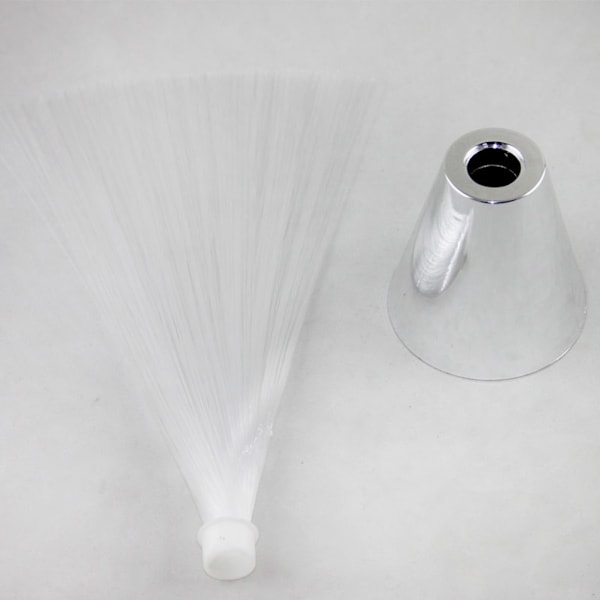 LED-fargeendrende fiberoptisk fontene nattlys lampe hjemmedekorasjon selvlysende leker