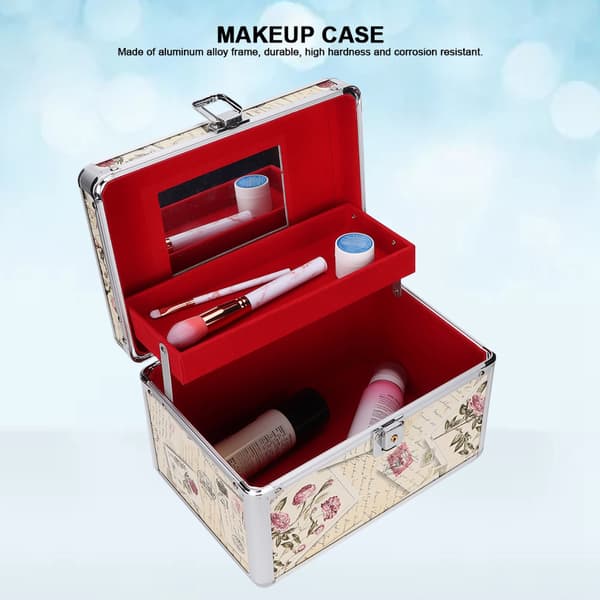 Professional Beauty Cosmetic Case Large Capacity Eyelash Extension Tool Empty Storage Box