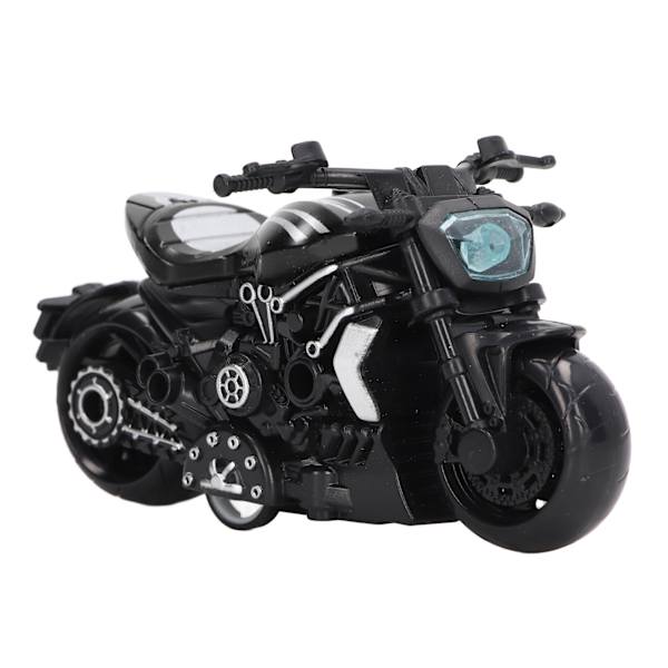 Alloy Simulerings Motorcykel Model Cool Tiny Træk Tilbage Motorcykel Legetøj til 3+ år (sort)