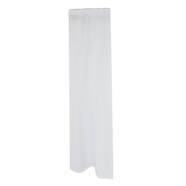 Skarp gardin for stue, soverom, balkong, draperi, vindubehandling (Hvit)