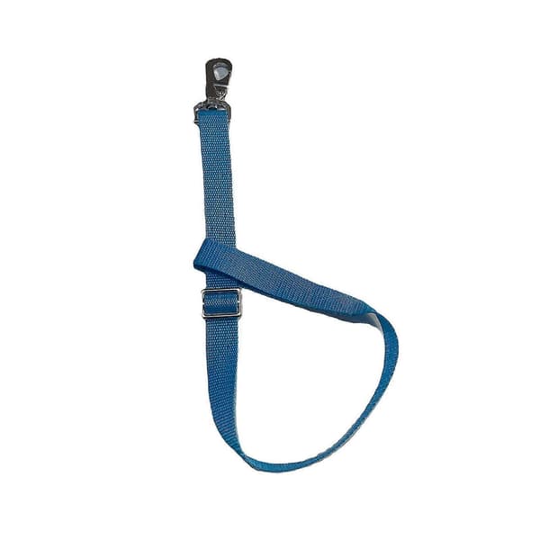 Justerbar vandspandrem med snapnylon, funktionel ydeevne, foderpandophæng til hest Light Blue