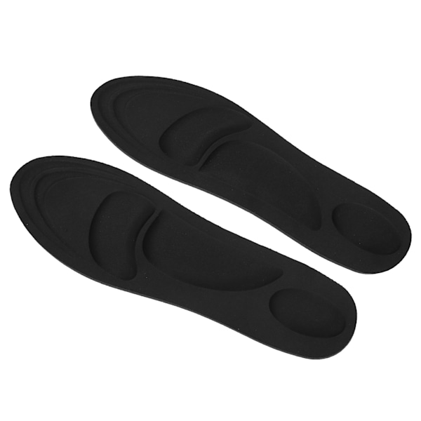 1 par 4D Memory Foam Massasje-innersåler Svetteabsorberende Menn Skosåle Skoinnlegg