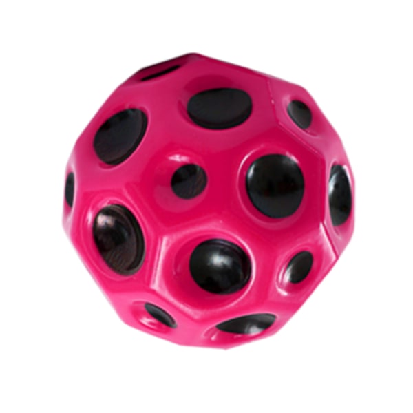 Elastisk studsande rymdboll Förälder Barn Interaktiv Hand Ögonkoordination Sportträning Studsande skumboll 66 mm magenta