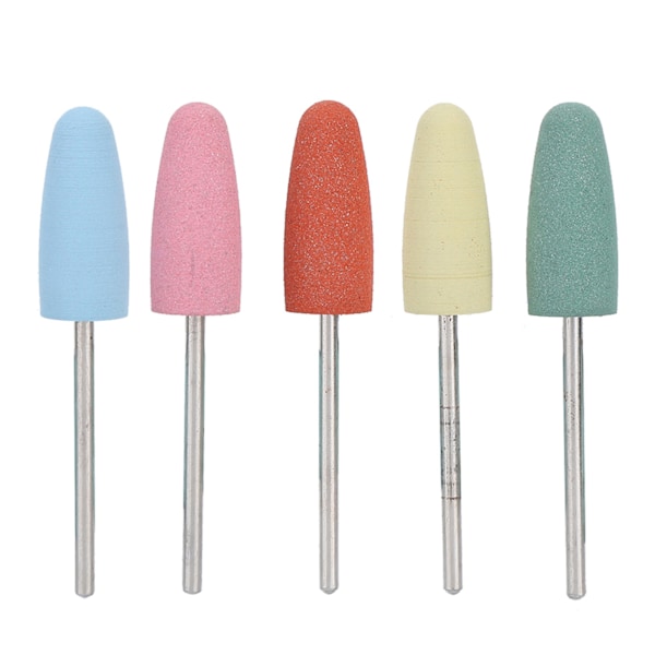 5 st/set Gummi Nagelborr Manikyr Pedikyr Nagelpolering Burr Tillbehör 171