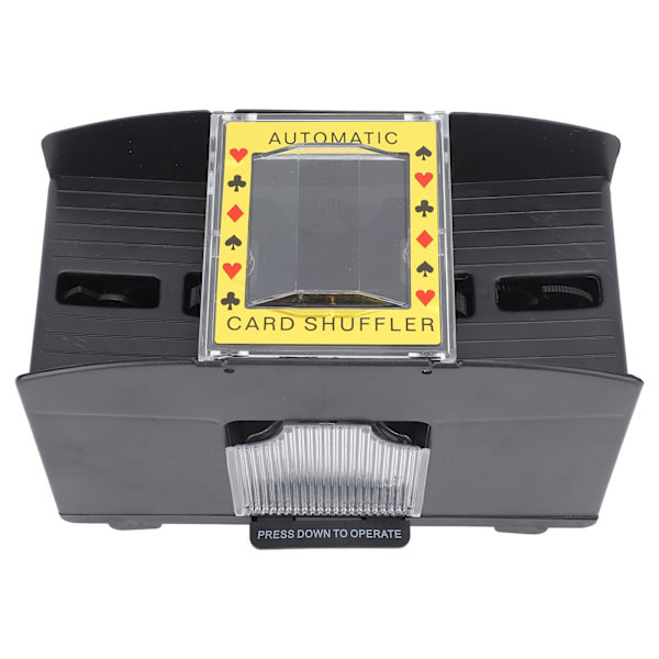 Automatisk kortblander for 4 kortstokker Batteridrevet rask kortblander for hjemmefester